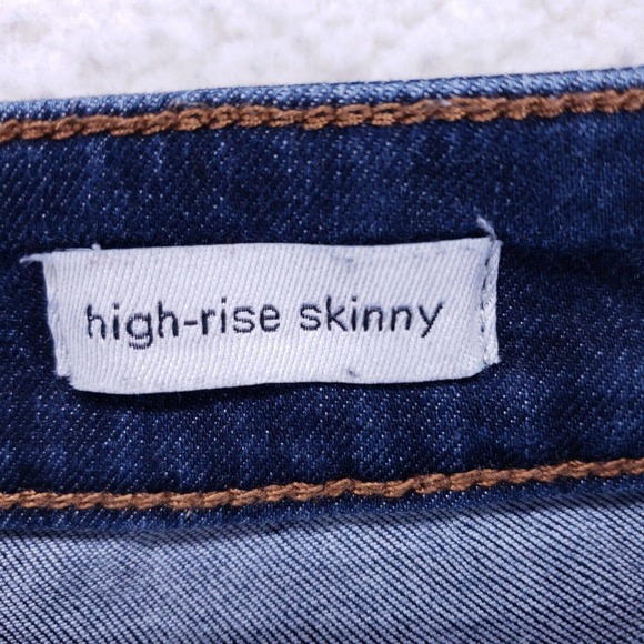 Social Standard High Rise Skinny Jeans Women Size 12/31 Denim Casual Pants - Picture 10 of 11